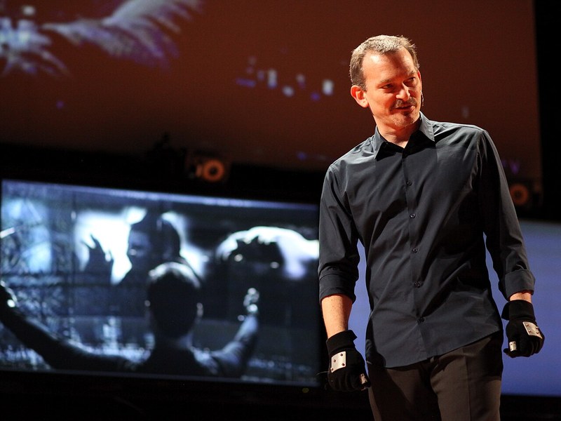 gesture interface demo, Minority Report style